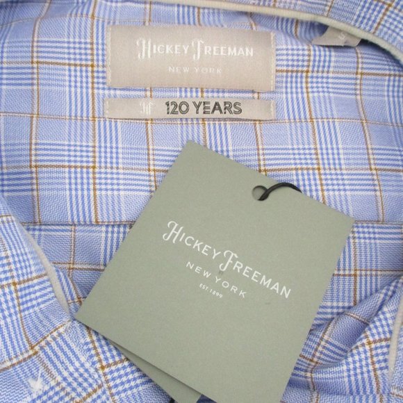 Hickey Freeman Bleecker Plaid Business Casual Shirt - Picture 5 of 7